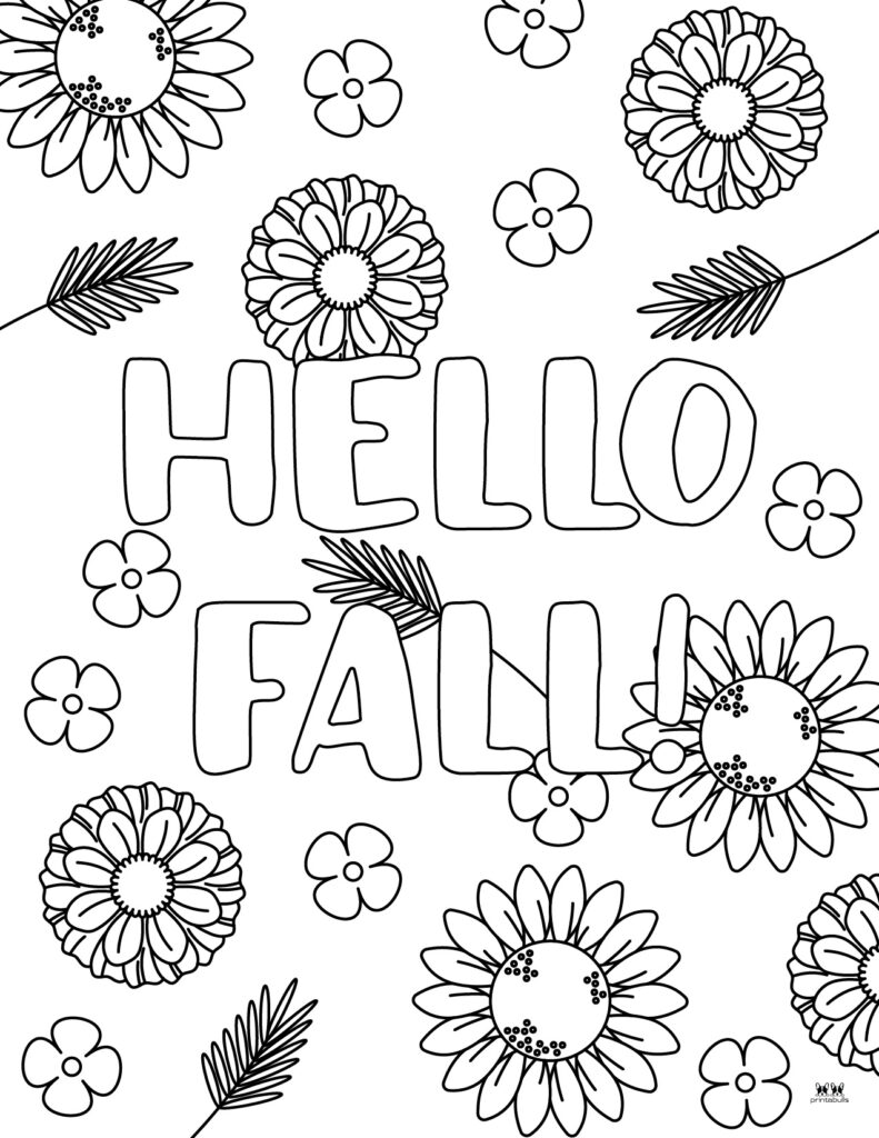 Printable-Fall-Flower-Coloring-Page-2