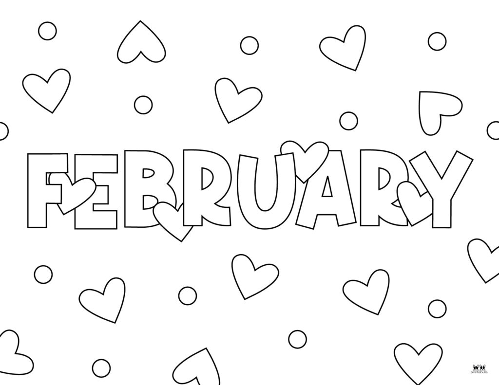 Printable-February-Coloring-Page-1