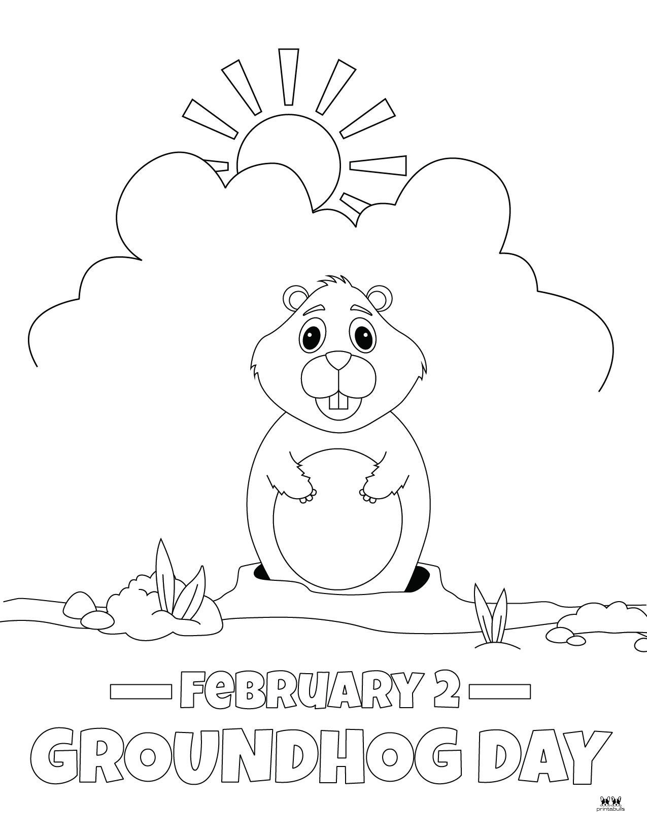 February Coloring Pages 25 FREE - Printable February Coloring Page 10 
