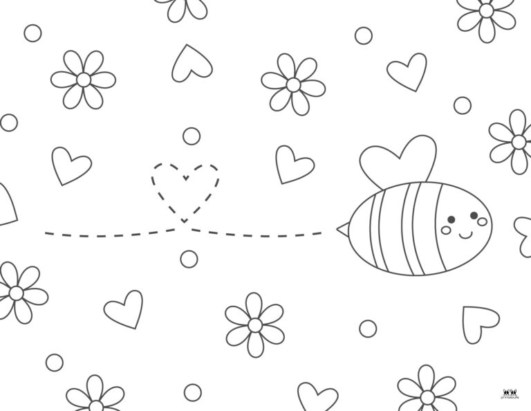 February Coloring Pages - 25 FREE Pages | Printabulls