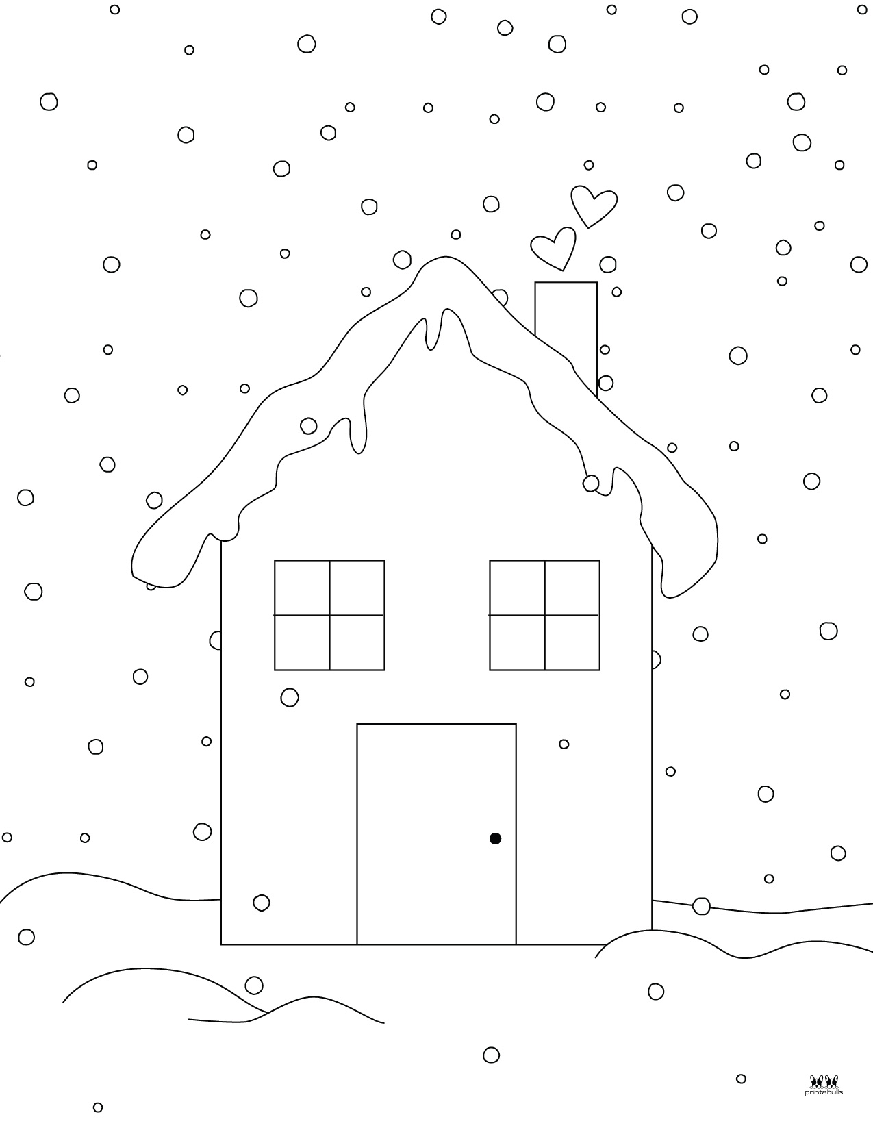 February Coloring Pages - 25 FREE Pages | Printabulls