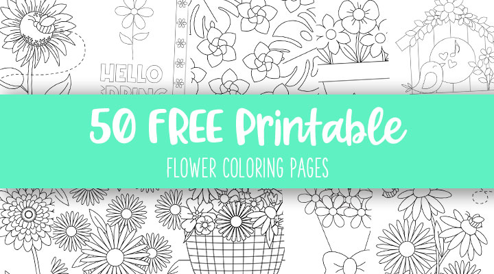 50 Cute Coloring Pages (Free PDF Printables)