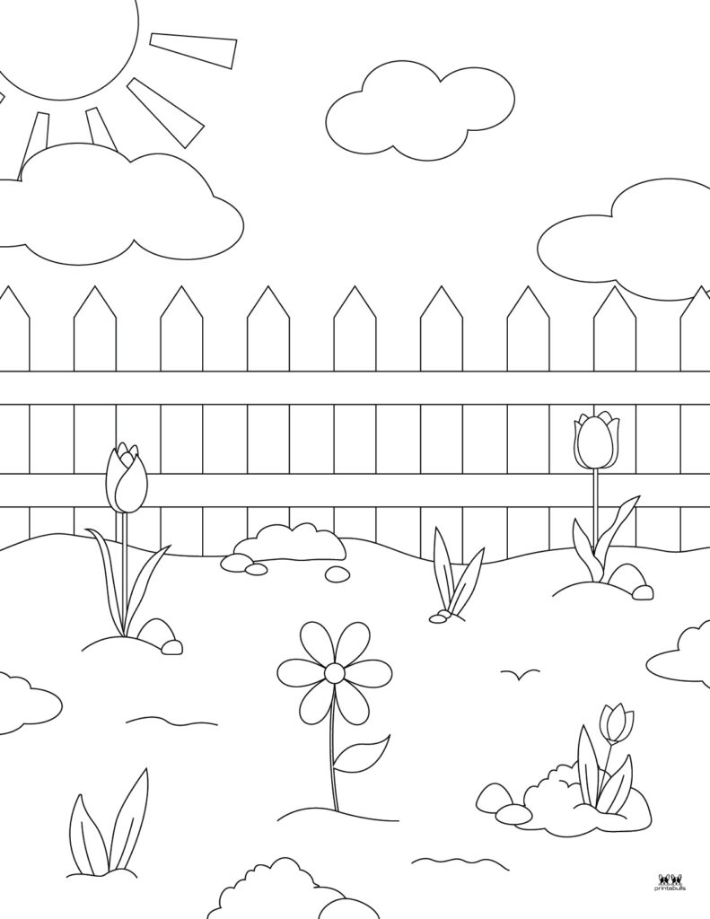 Printable-Flower-Garden-Coloring-Page-2