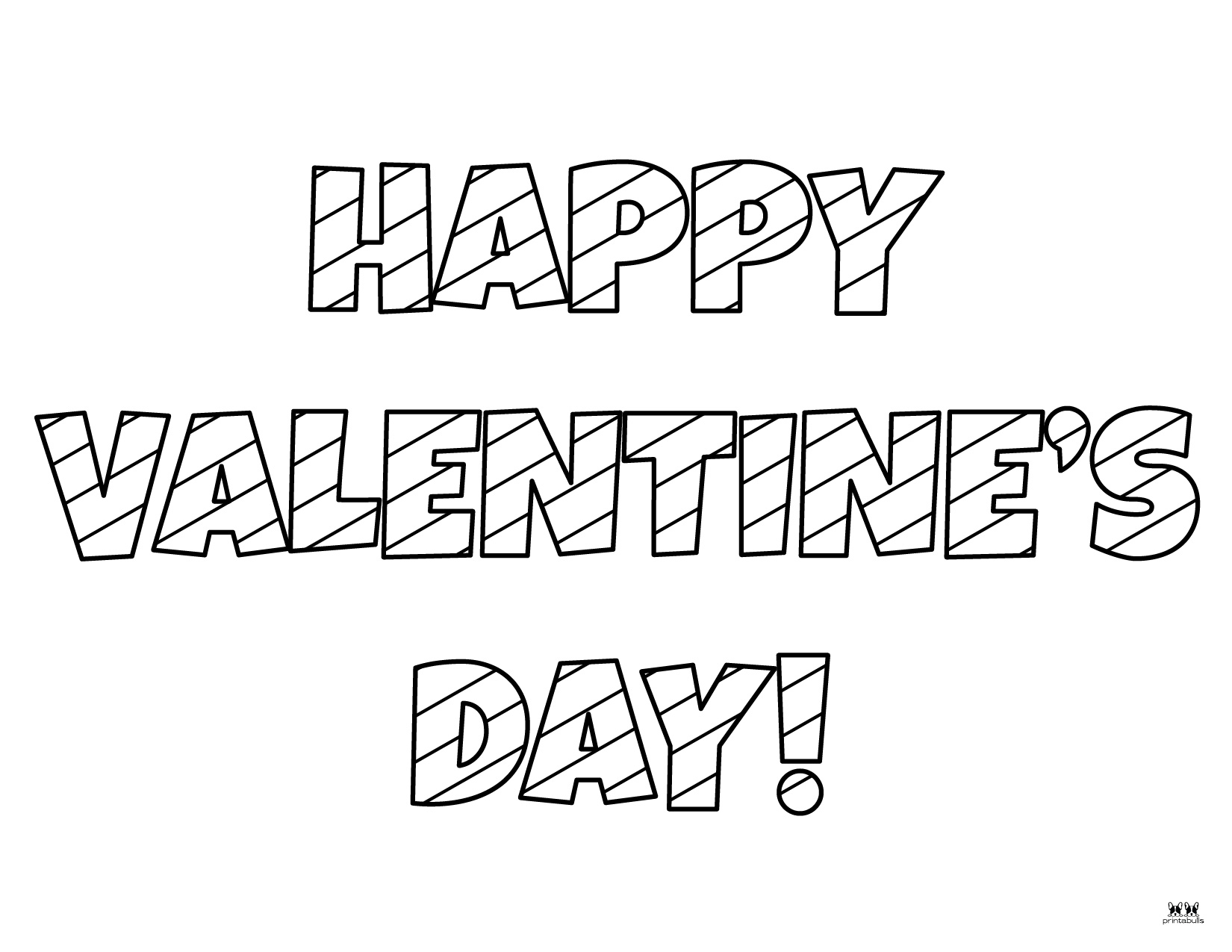 Happy Valentine's Day Coloring Pages - 34 Pages | Printabulls