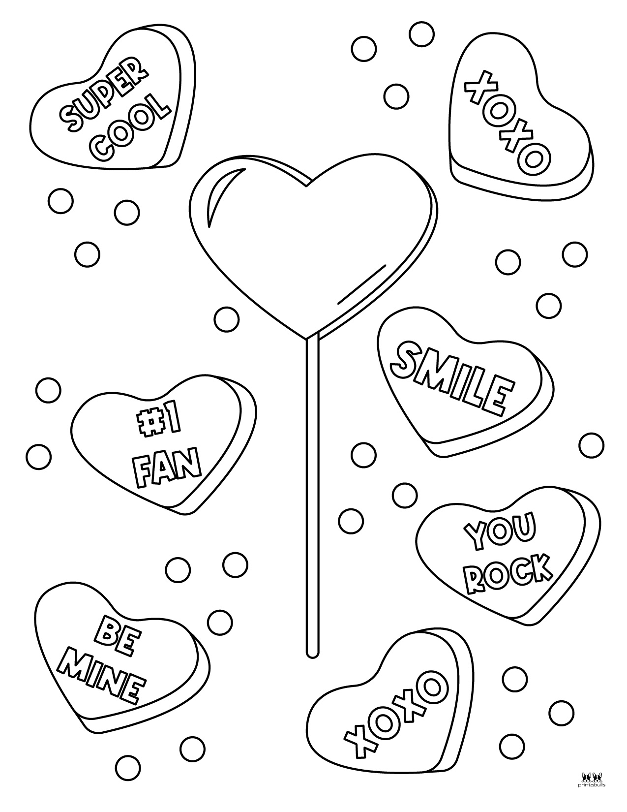 Heart Printable Coloring Sheet