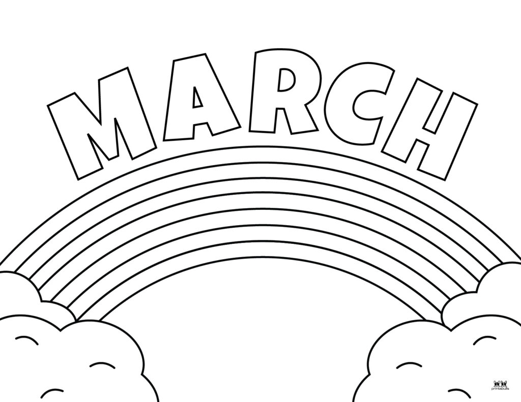 Printable-March-Coloring-Page-1