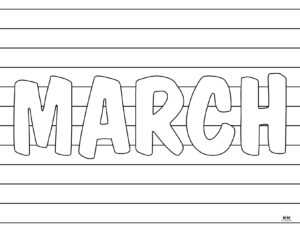 March Coloring Pages - 25 FREE Printable Pages | Printabulls