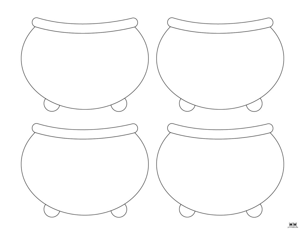 Pot of Gold Templates & Coloring Pages - 33 Pages | Printabulls