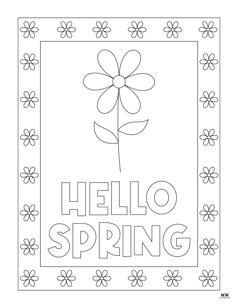 Printable-Spring-Flower-Coloring-Page-2