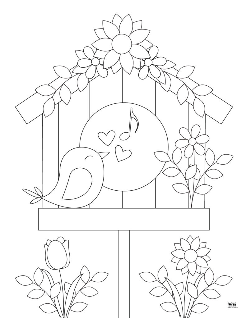 Printable-Spring-Flower-Coloring-Page-3