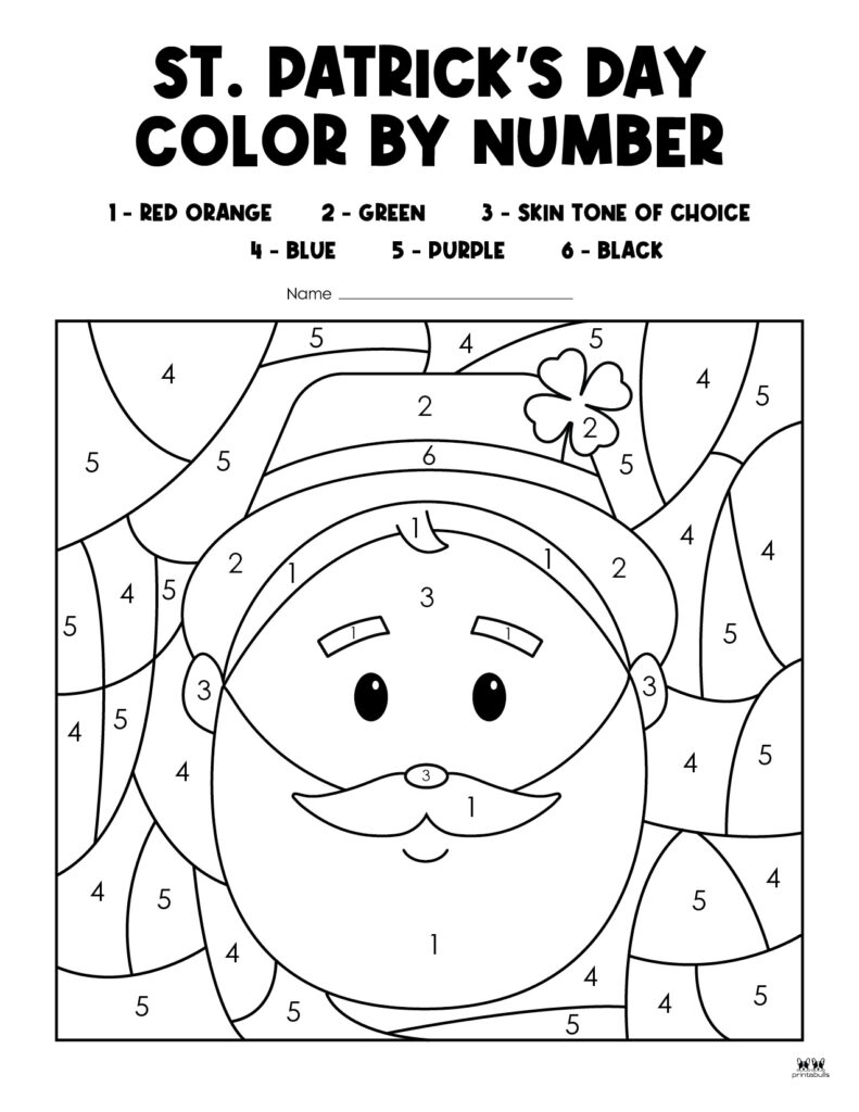 Printable-St-Patricks-Day-Color-By-Number-7