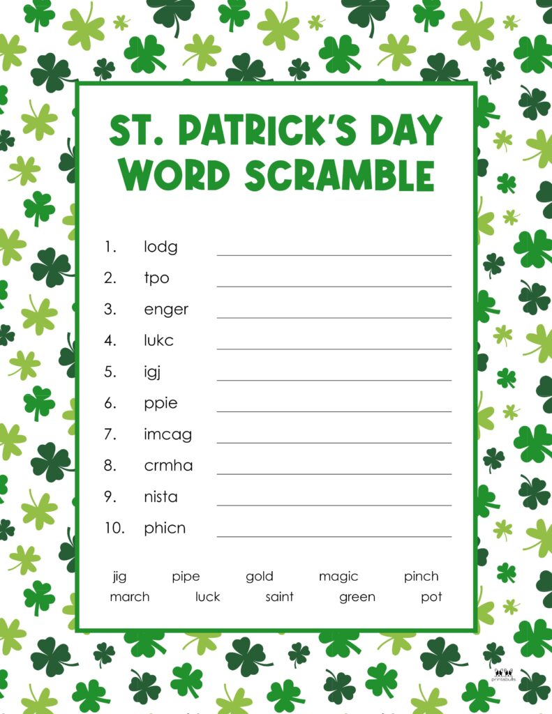 Printable-St-Patricks-Day-Word-Scramble-Easy-1