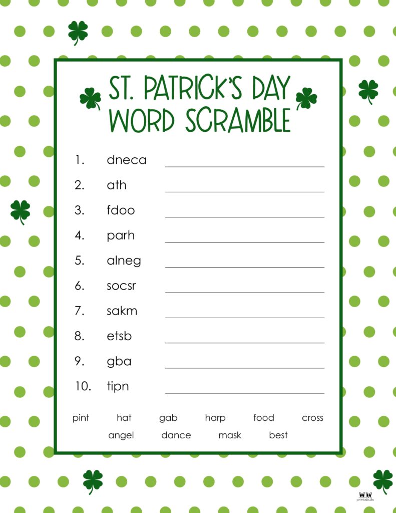 Printable-St-Patricks-Day-Word-Scramble-Easy-3