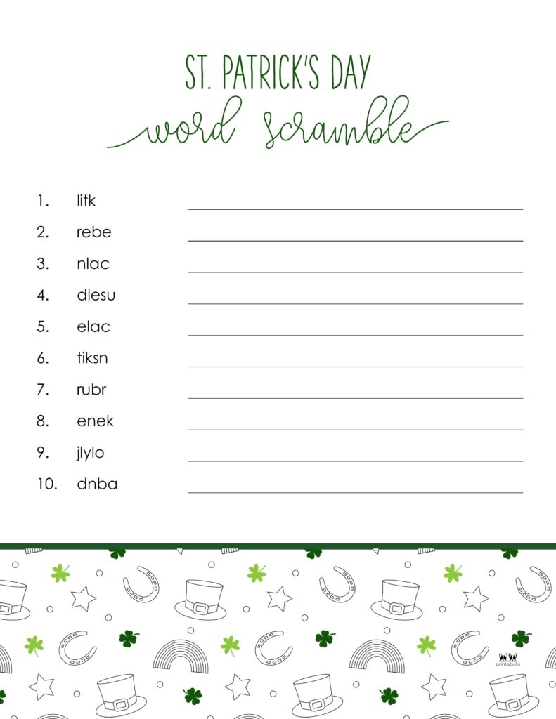 Printable-St-Patricks-Day-Word-Scramble-Easy-5