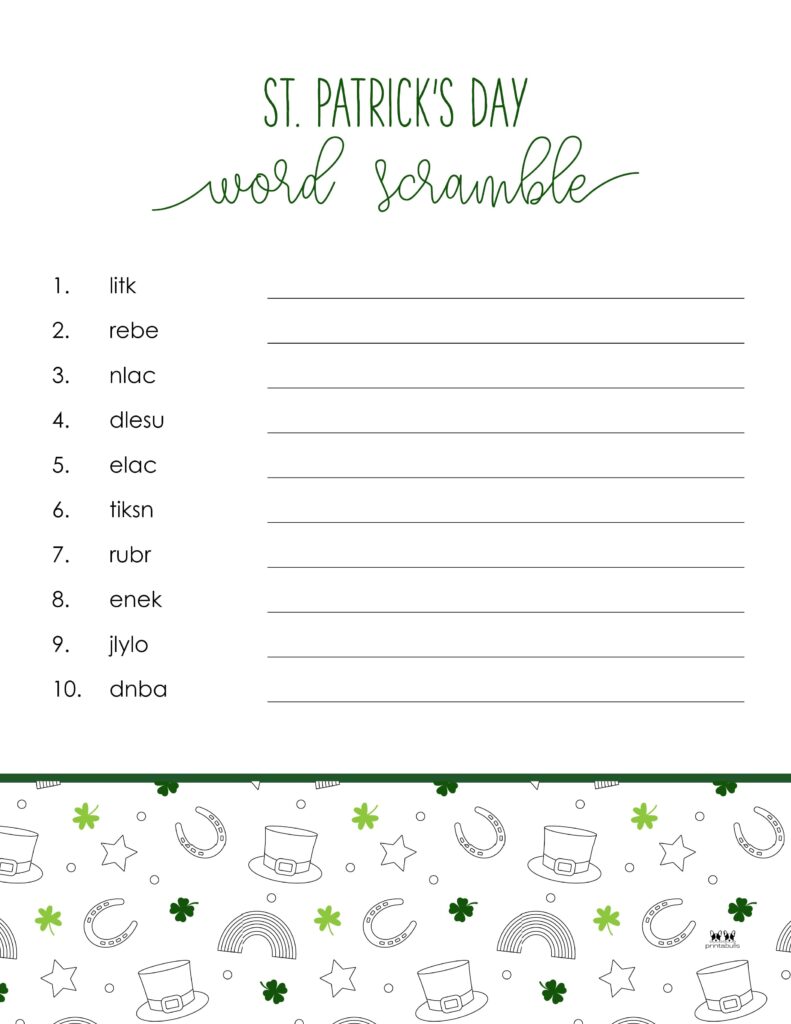 st patricks day word document backgrounds