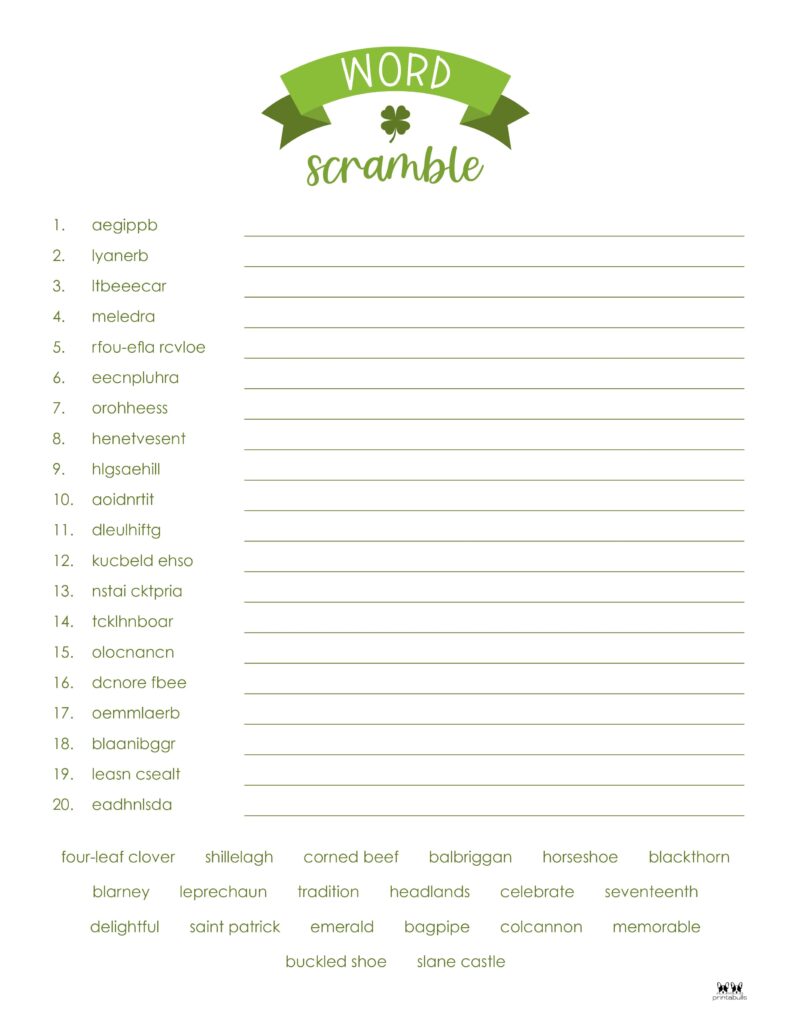 Printable-St-Patricks-Day-Word-Scramble-Hard-1