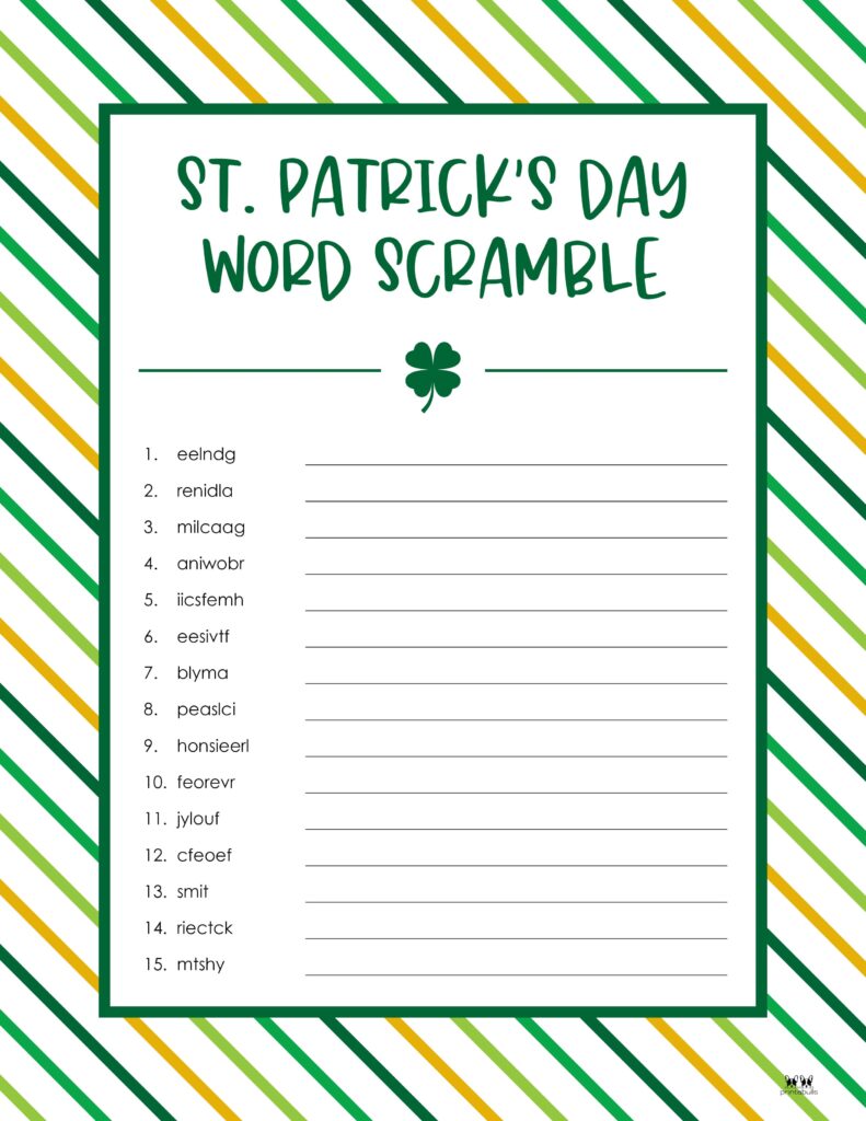Printable-St-Patricks-Day-Word-Scramble-Medium-3