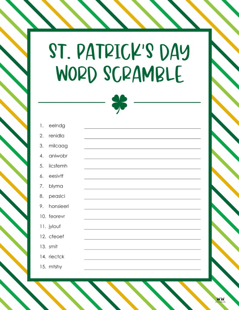 Printable-St-Patricks-Day-Word-Scramble-Medium-3