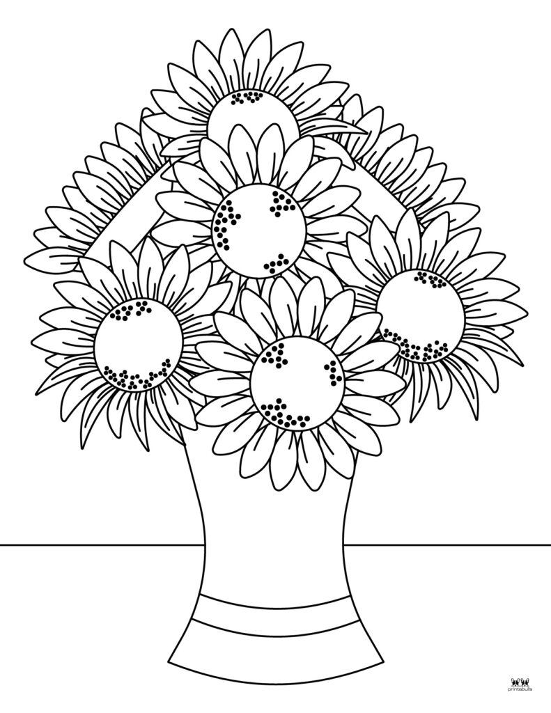 Printable-Sunflower-Coloring-Page-1