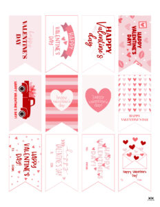 Valentine Tags - 300 FREE Printable Tags | Printabulls