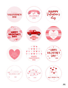 Valentine Tags - 300 FREE Printable Tags | Printabulls