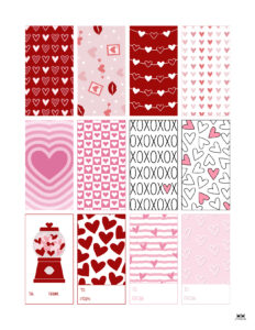 Valentine Tags - 300 FREE Printable Tags | Printabulls