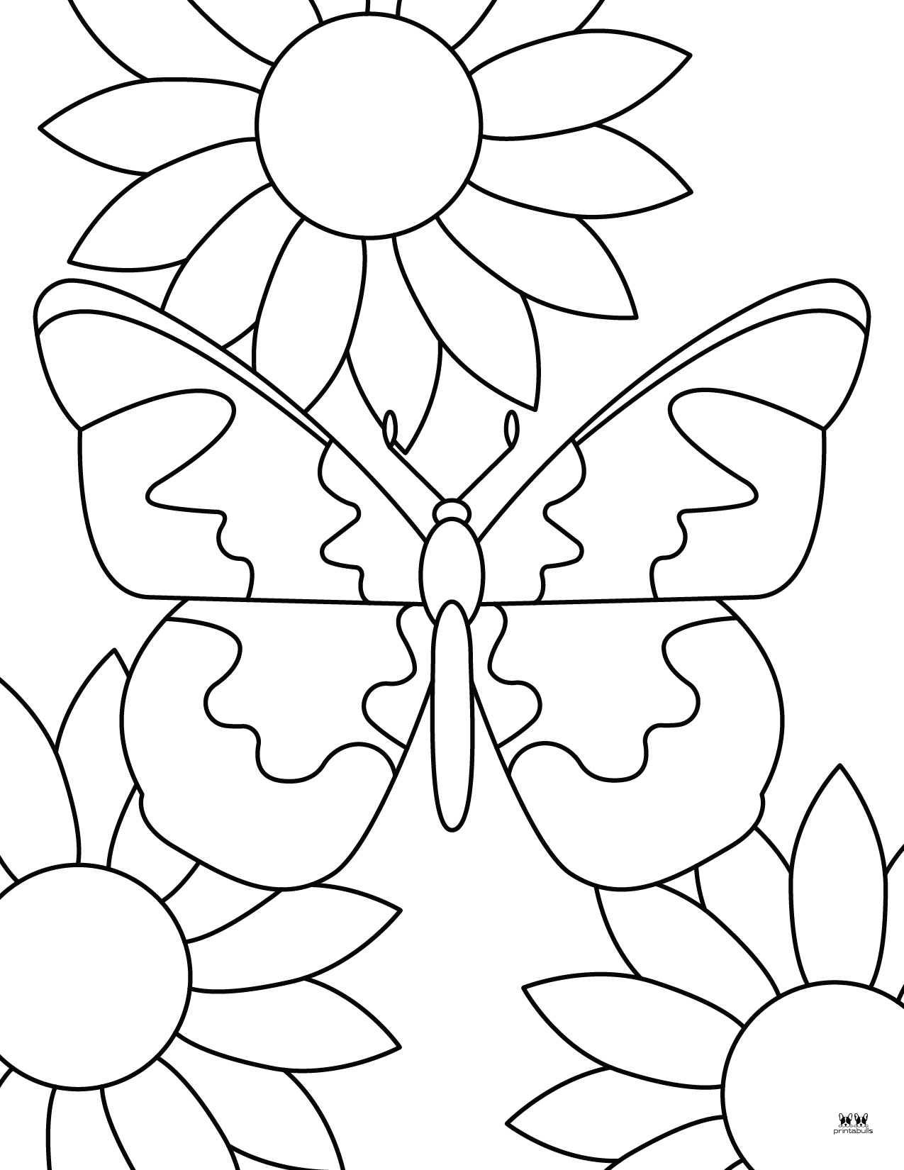 Butterfly Coloring Pages - 50 FREE Pages | Printabulls