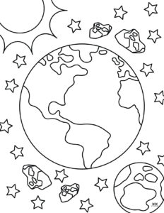 Earth Coloring Pages - 25 FREE Pages | Printabulls