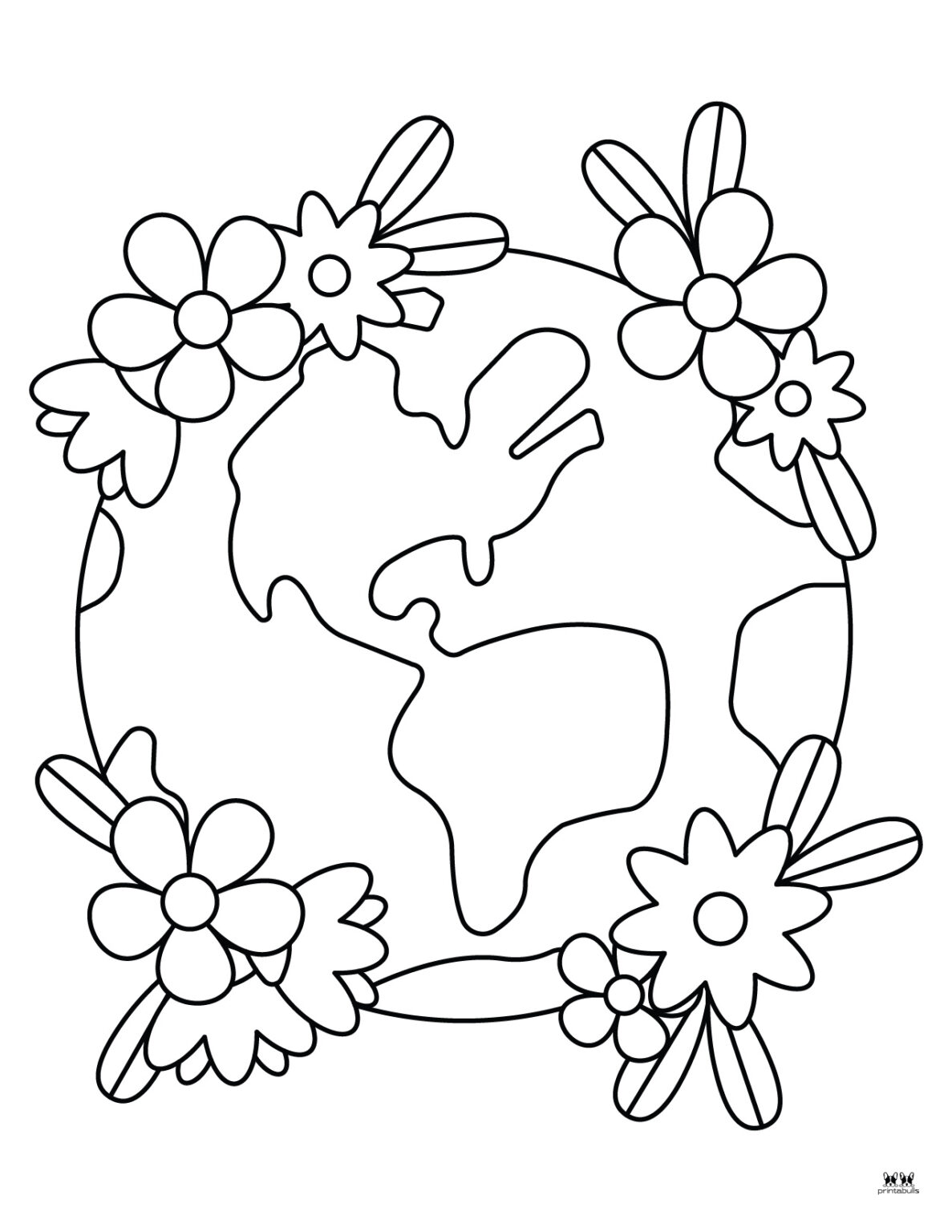 Earth Coloring Pages - 25 FREE Pages | Printabulls