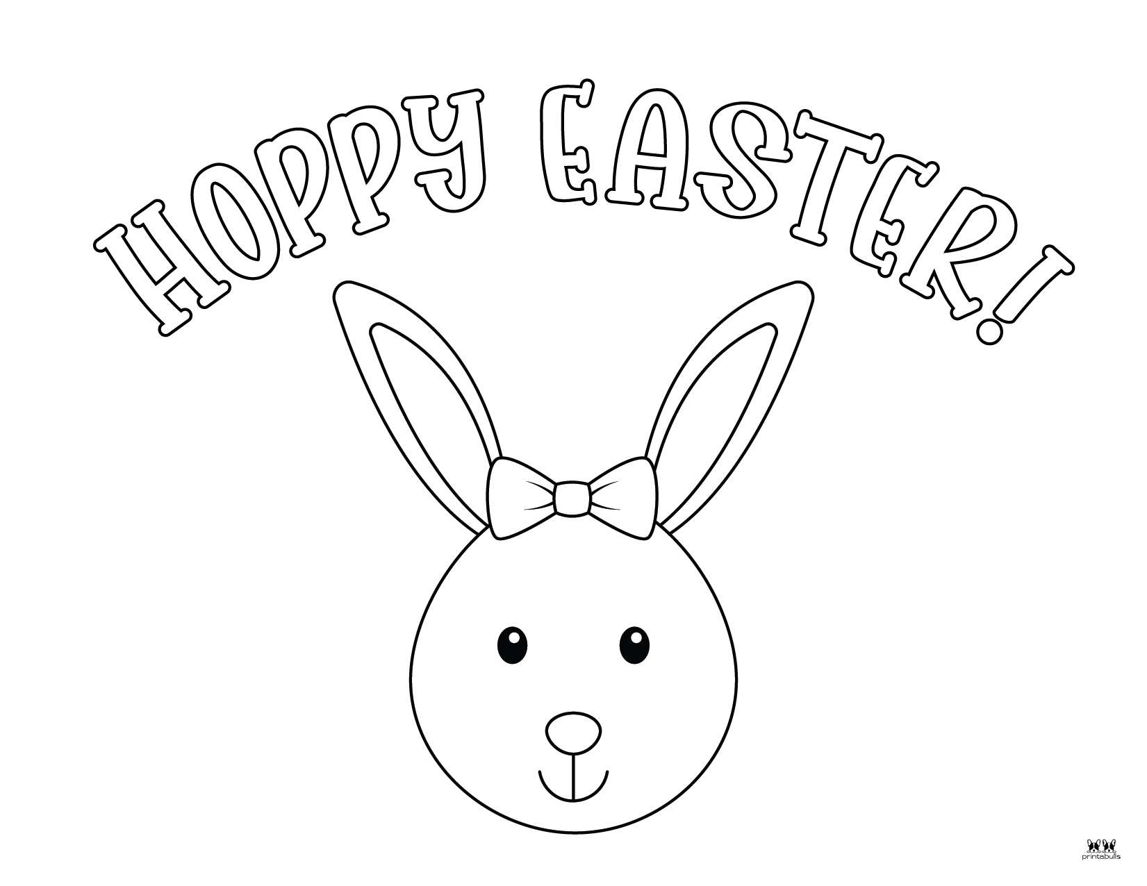 Free Easter Bunny Coloring Pages