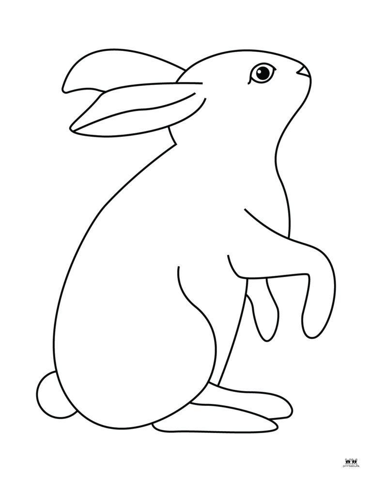 Easter Bunny Coloring Pages - 75 FREE Pages | Printabulls