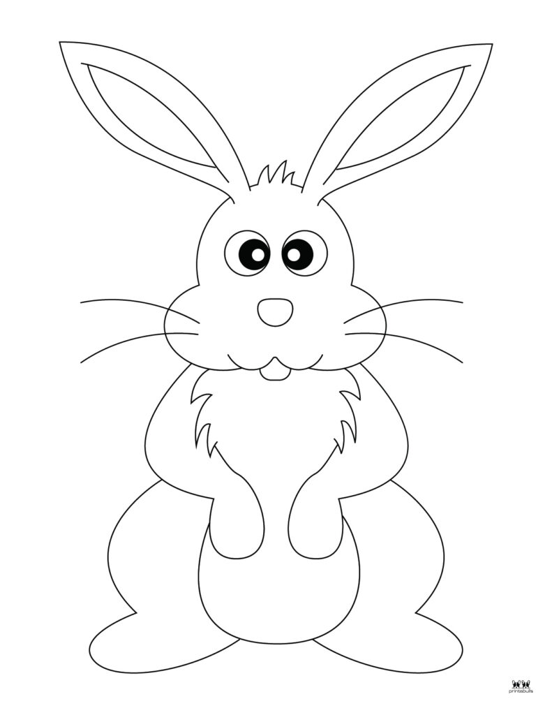 Easter Bunny Templates & Outlines - 53 FREE Pages