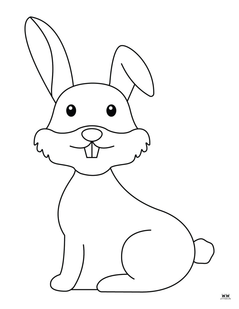 Free Printable Easter Bunny Silhouette: Hop into Spring with this Cute ...