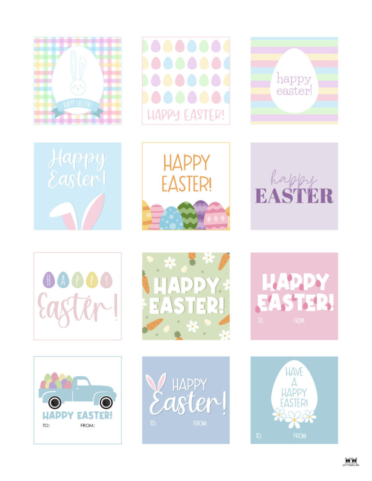 Easter Tags 300 FREE Printable - Printable Easter Tags 5 768x993 
