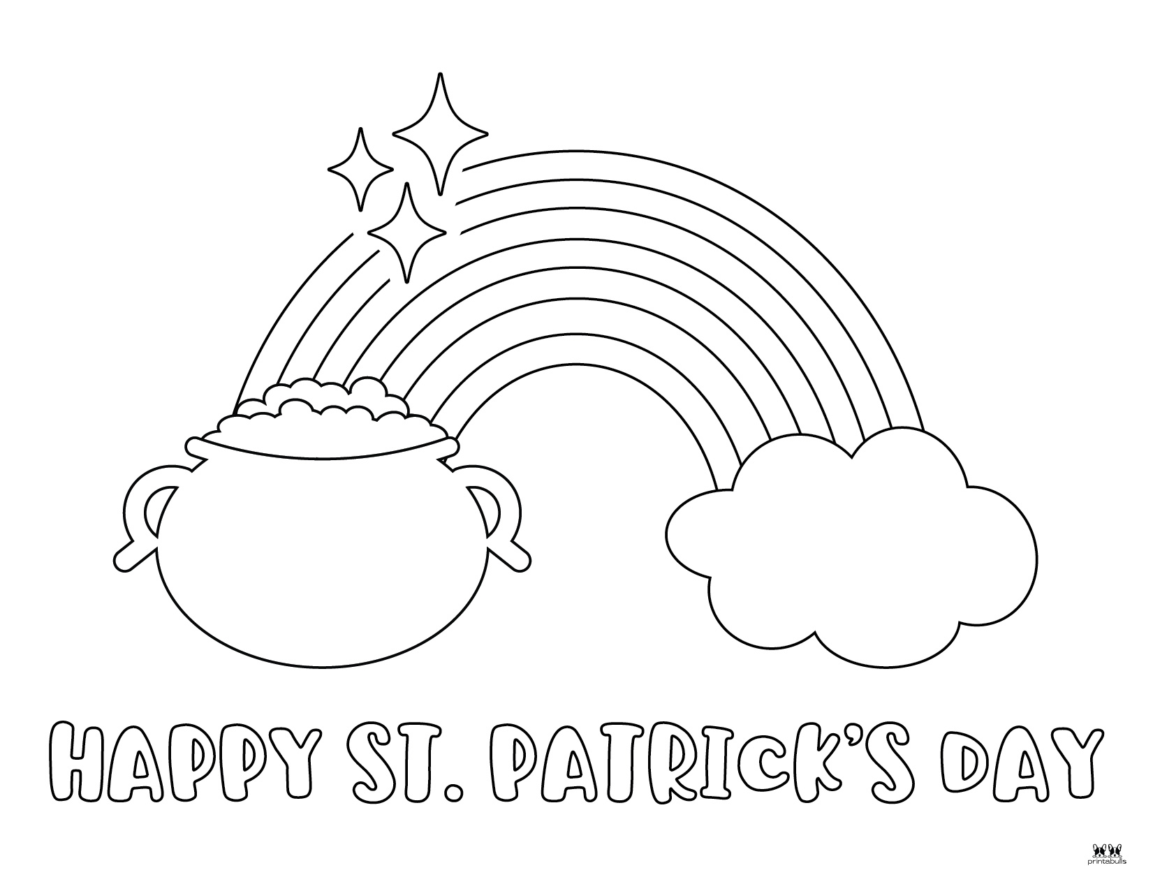 Happy St. Patrick's Day Coloring Pages - 15 Pages | Printabulls