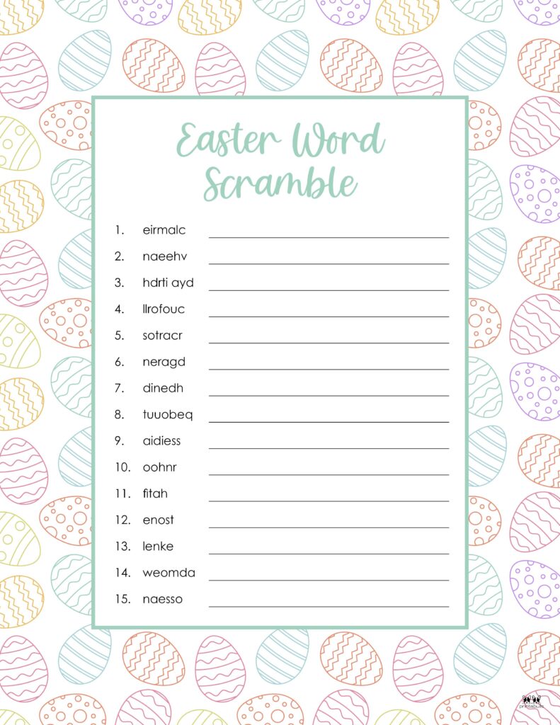 Printable-Easter-Word-Scramble-Medium-4