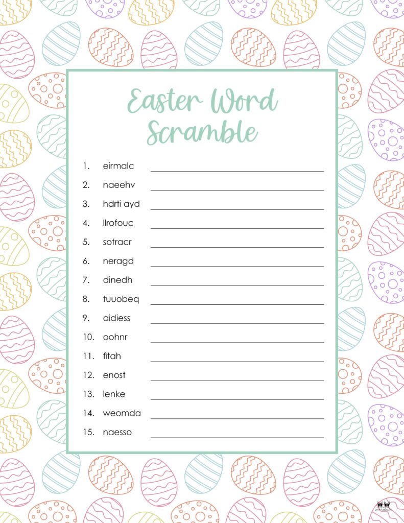Printable-Easter-Word-Scramble-Medium-4
