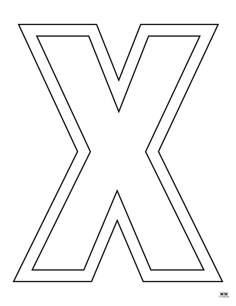 Letter X Worksheets - 50 FREE Printables | Printabulls