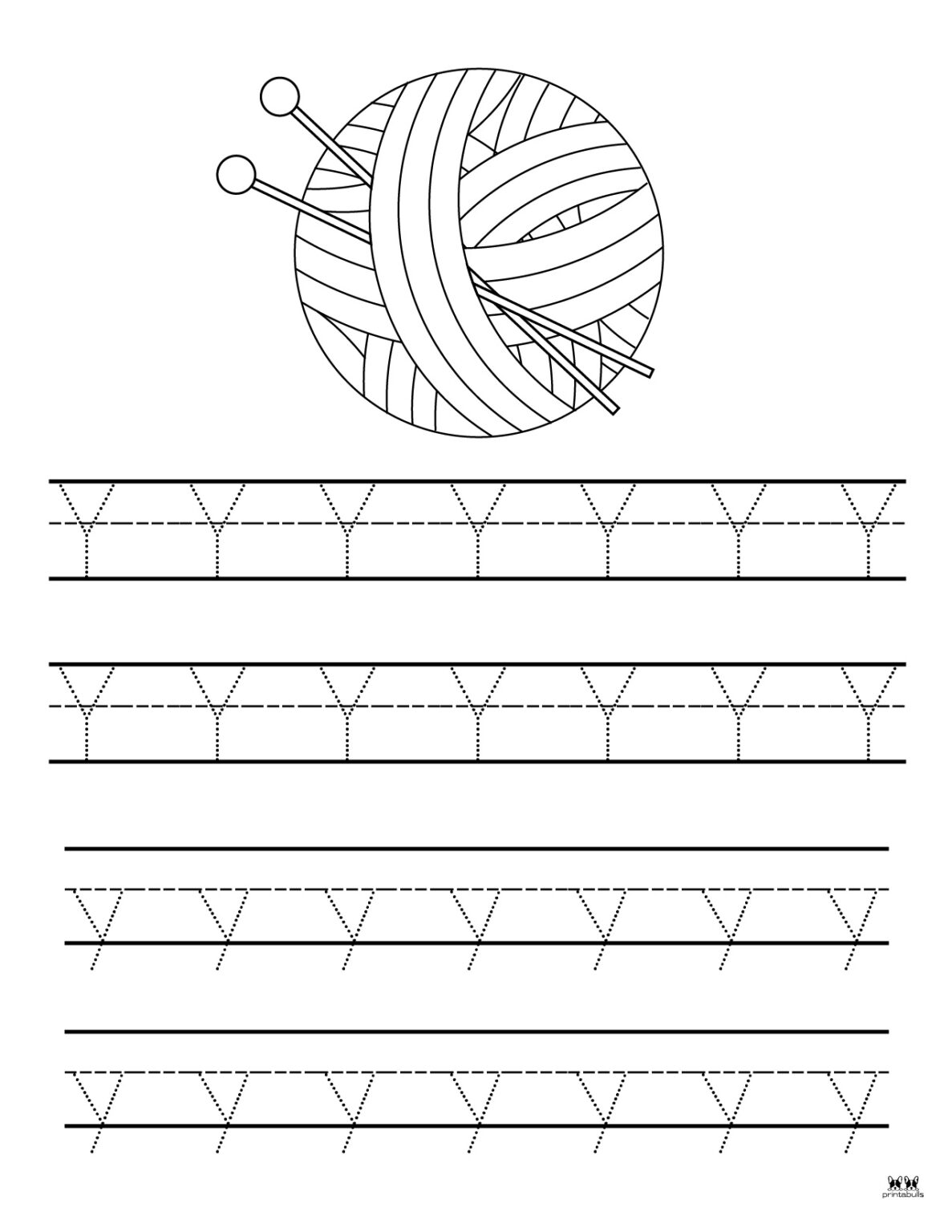 Letter Y Worksheets - 50 FREE Printables | Printabulls