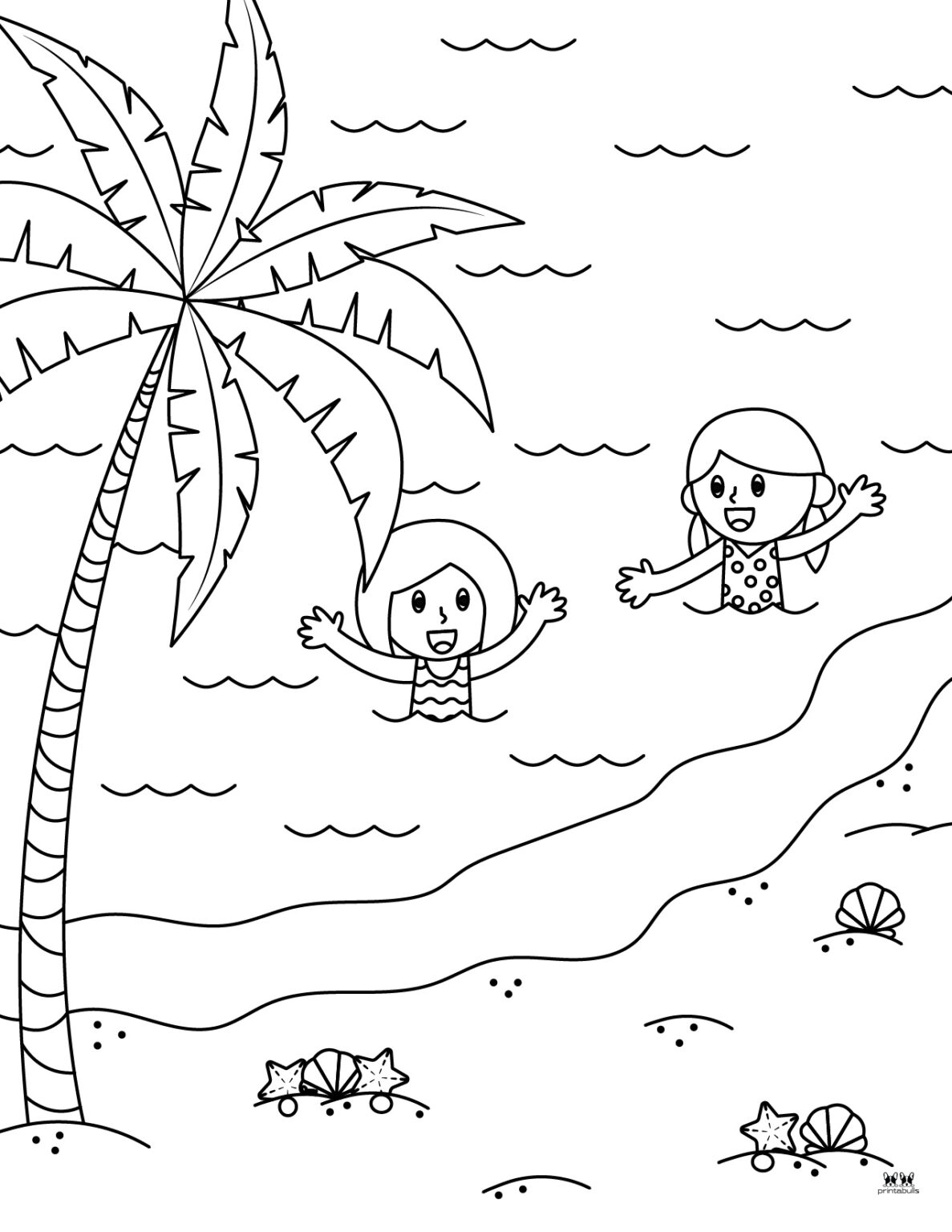 Beach Coloring Pages 25 FREE - Printable Beach Coloring Page 12 1187x1536 