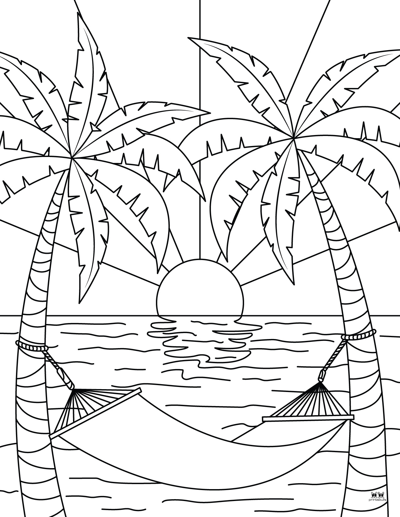 Beach Coloring Pages 25 FREE Pages Printabulls