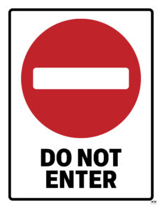 Do Not Enter Signs - 15 Free Printable Signs | Printabulls