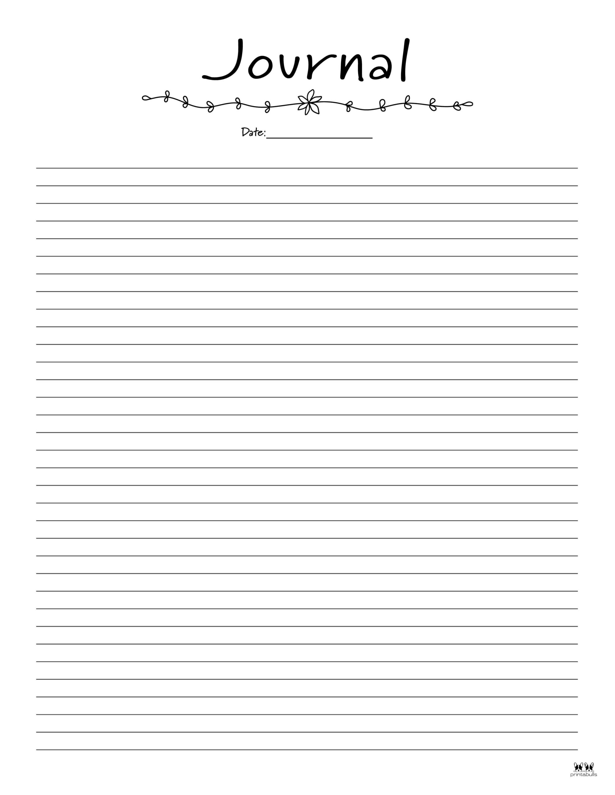 Journal Templates Pages 32 FREE Printables Printabulls Journal Templates Pages 32 FREE Printables Printabulls