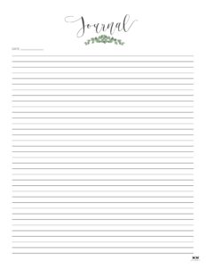Journal Templates & Pages - 25 FREE Printables | Printabulls
