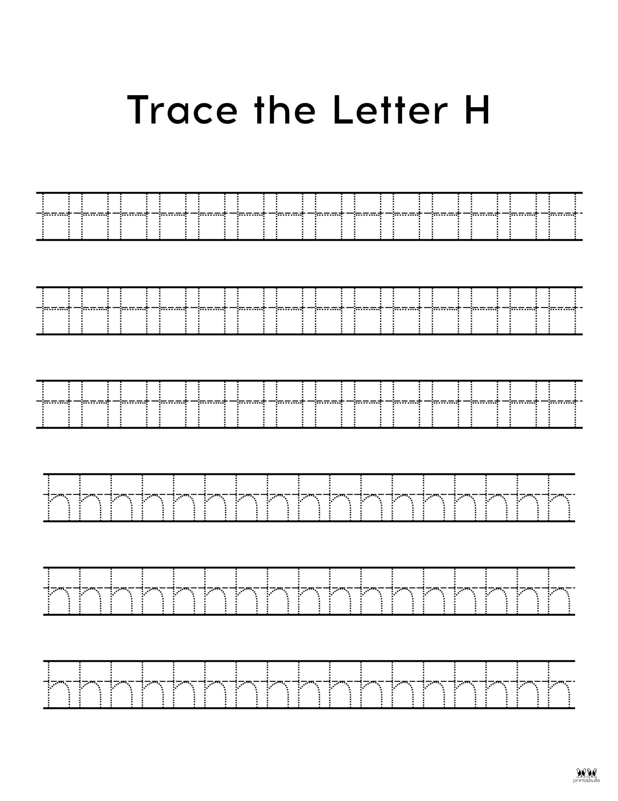 Letter H Worksheets 50 FREE Printables Printabulls