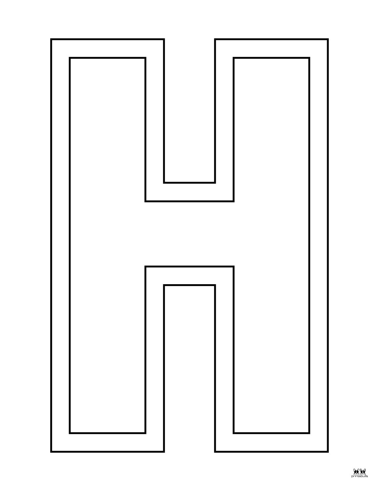 Letter H Worksheets - 50 FREE Printables | Printabulls