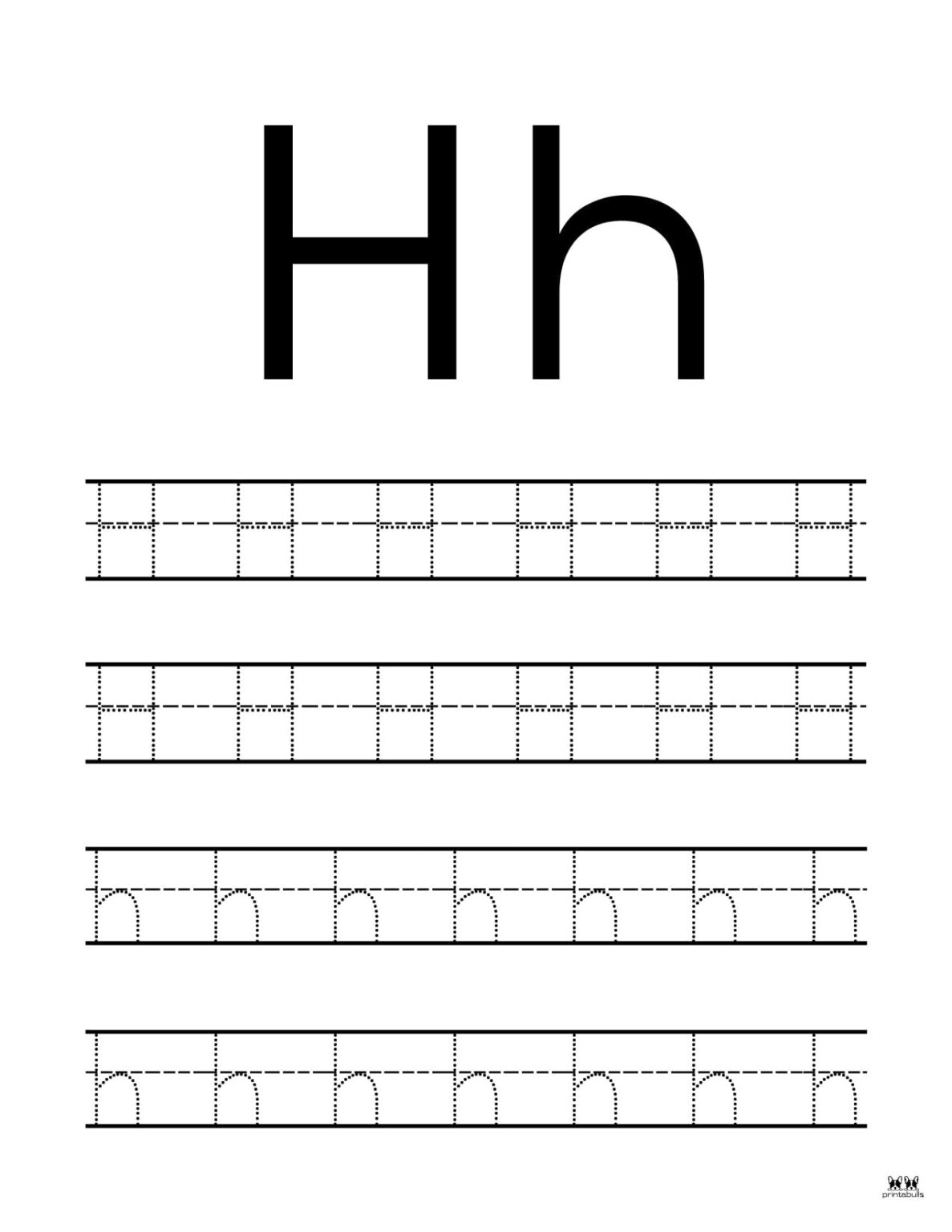 Letter H Free Printable Worksheets