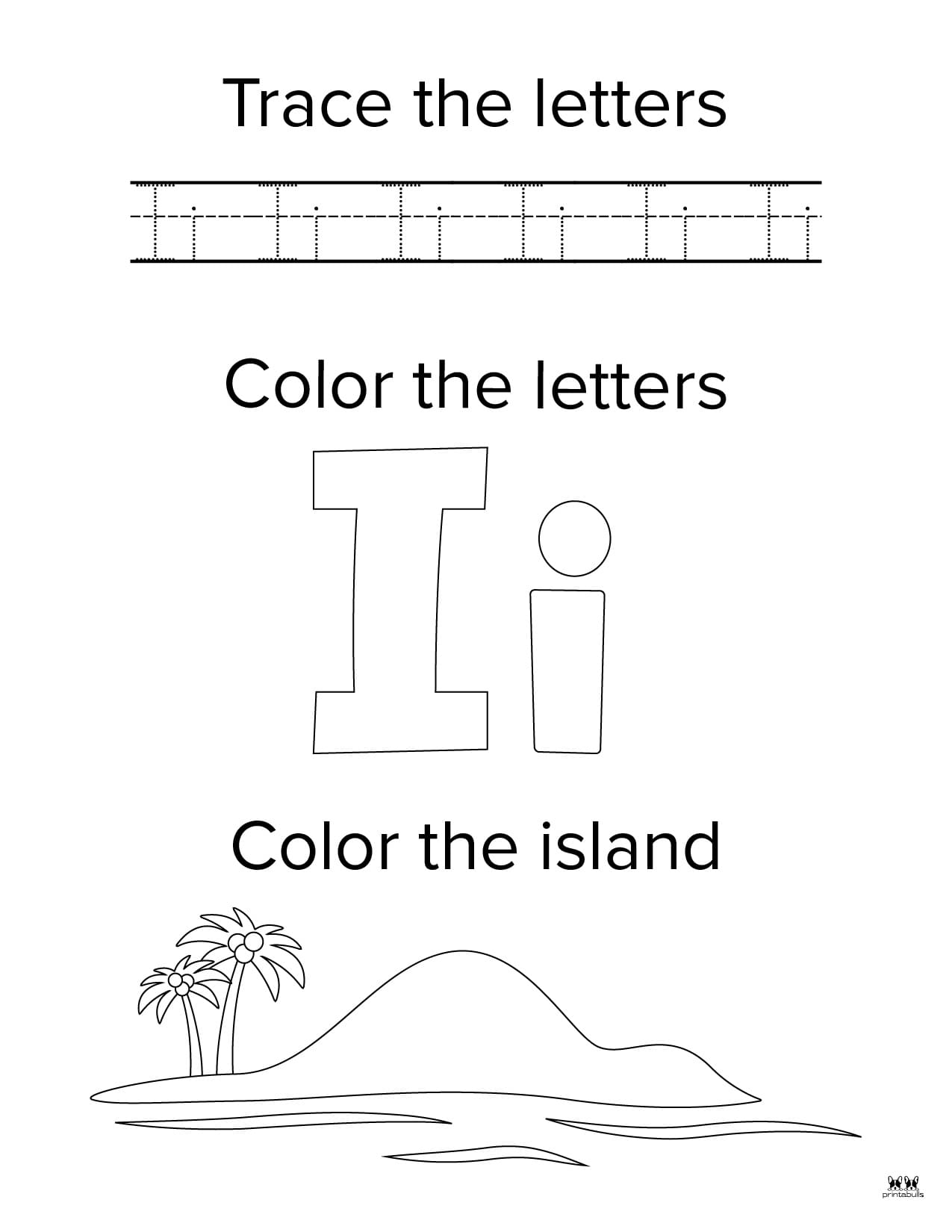Letter I Worksheets - 50 FREE Printables | Printabulls