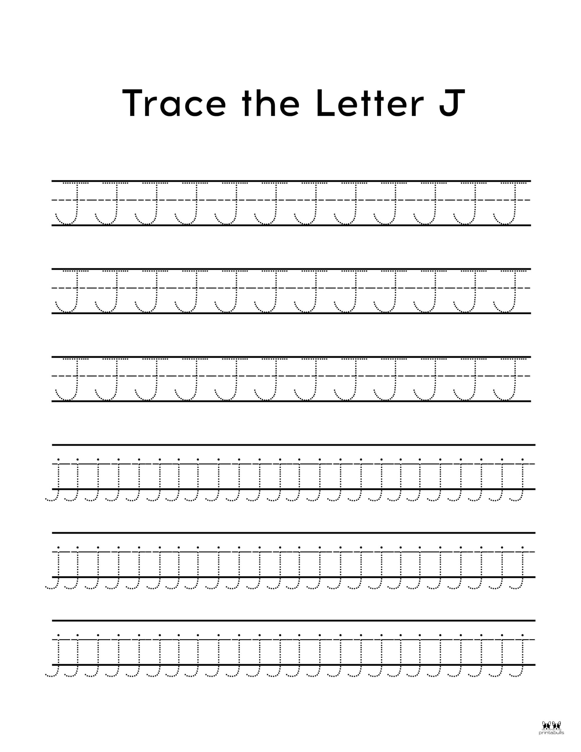 Letter J Worksheets 50 FREE Printables Printabulls