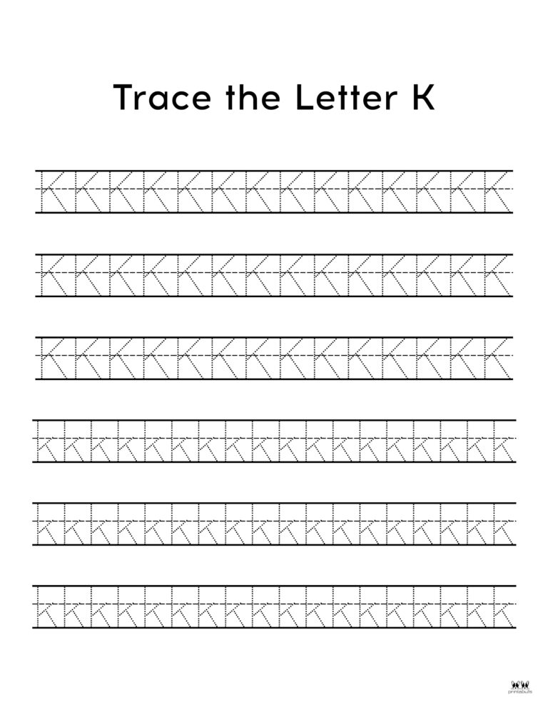 Letter K Worksheets - 50 FREE Printables | Printabulls